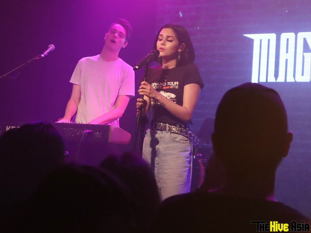 Maggie Lindemann performed at the opening of the new The Bee