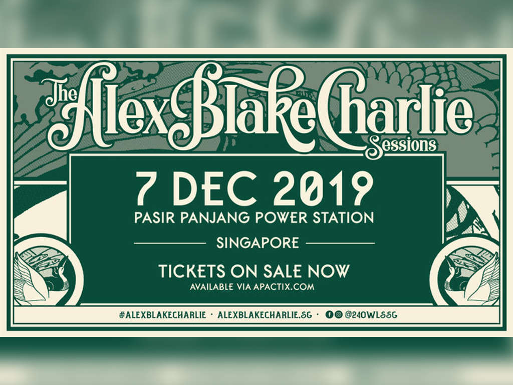 Singapore’s inaugural The Alex Blake Charlie Sessions kicks off next week