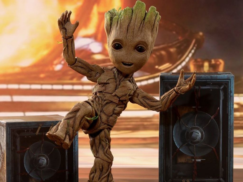 James Gunn entertained by Groot translation video