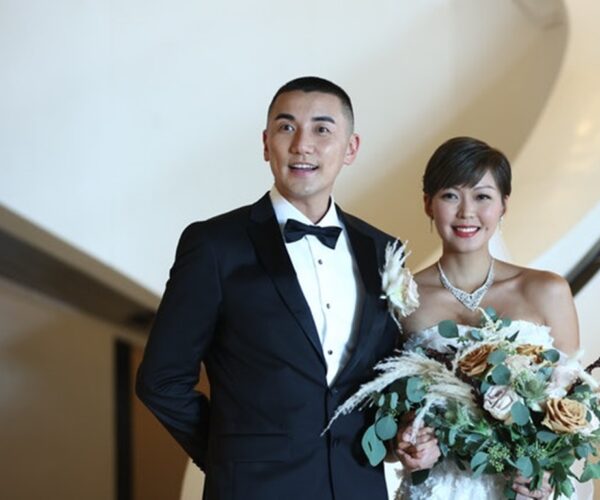 Tony Hung announces wife’s pregnancy at their wedding