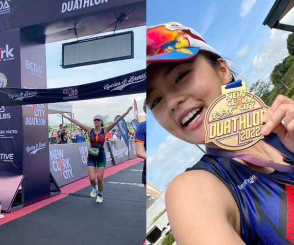 Kim Chiu rocks as she completes duathlon race