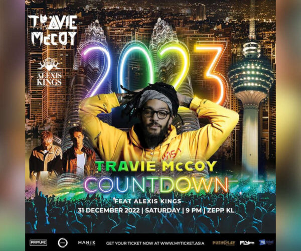 Travie McCoy to countdown the New Year in Malaysia