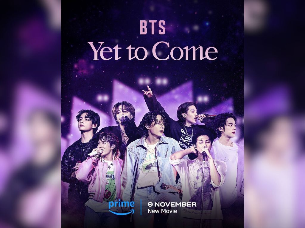 “BTS: Yet To Come” will be available on Prime Video beginning 9 November