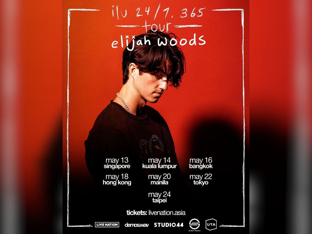 elijah woods bringing his Asia tour to Kuala Lumpur this May