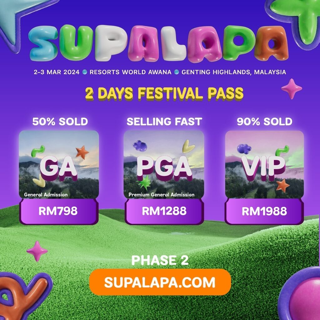 Supalapa Festival in Genting to showcase more than 40 artistes, ali gatie, celeb, concert, cosmic gate, EAJ, music, news, Somi, supalapa festival, The Kid Laroi, tiesto, XG, theHive.Asia