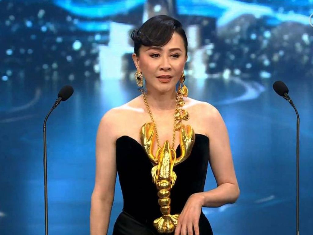 Carina Lau turns heads with lobster dress