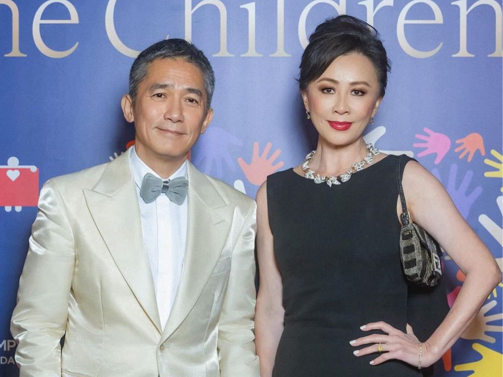 Carina Lau says Tony Leung won’t dye his hair