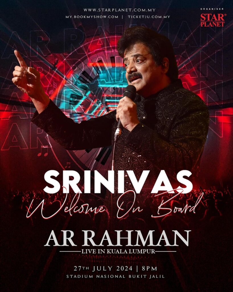 Renowned singers unveiled for upcoming AR Rahman concert in Malaysia, news, adk, ar rahman, celeb, mano, music, shakthisree gopalan, shweta mohan, srinivas, theHive.Asia