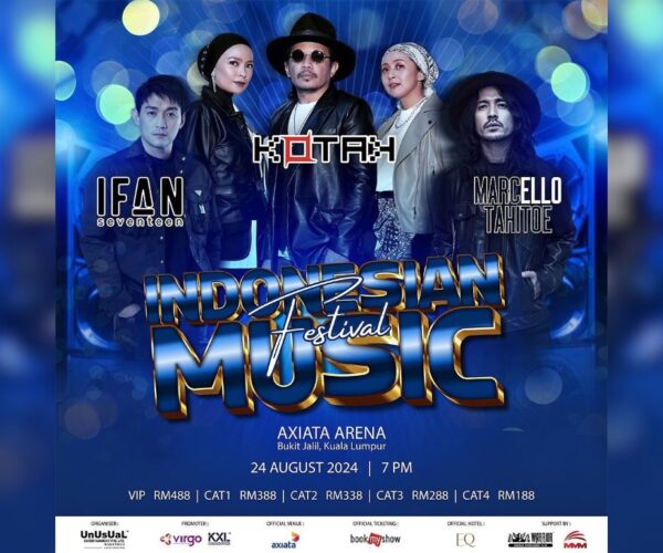 Indonesian Music Festival brings Kotak, Ifan Seventeen, Marcello Tahitoe to Kuala Lumpur