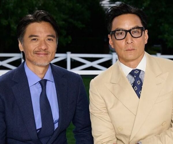 Daniel Wu and Stephen Fung reunite at a fashion show