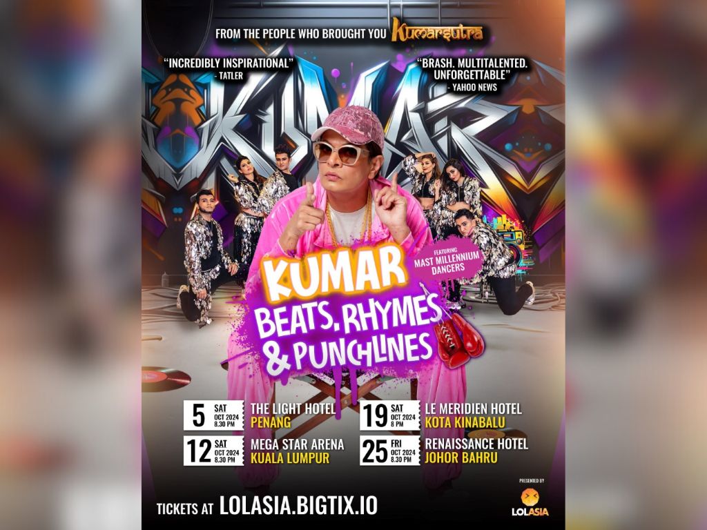 Kumar to tour four Malaysian states for “Beats, Rhymes & Punchlines”