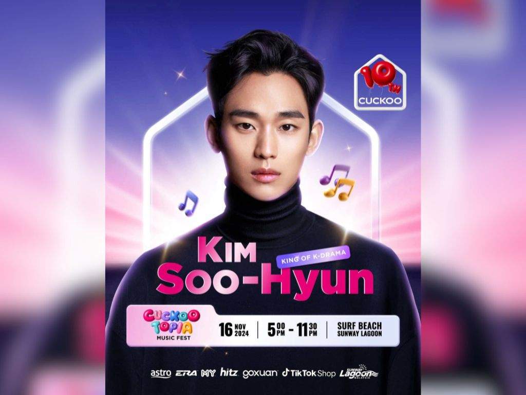 Kim Soo-hyun to join CUCKOOTOPIA this coming November