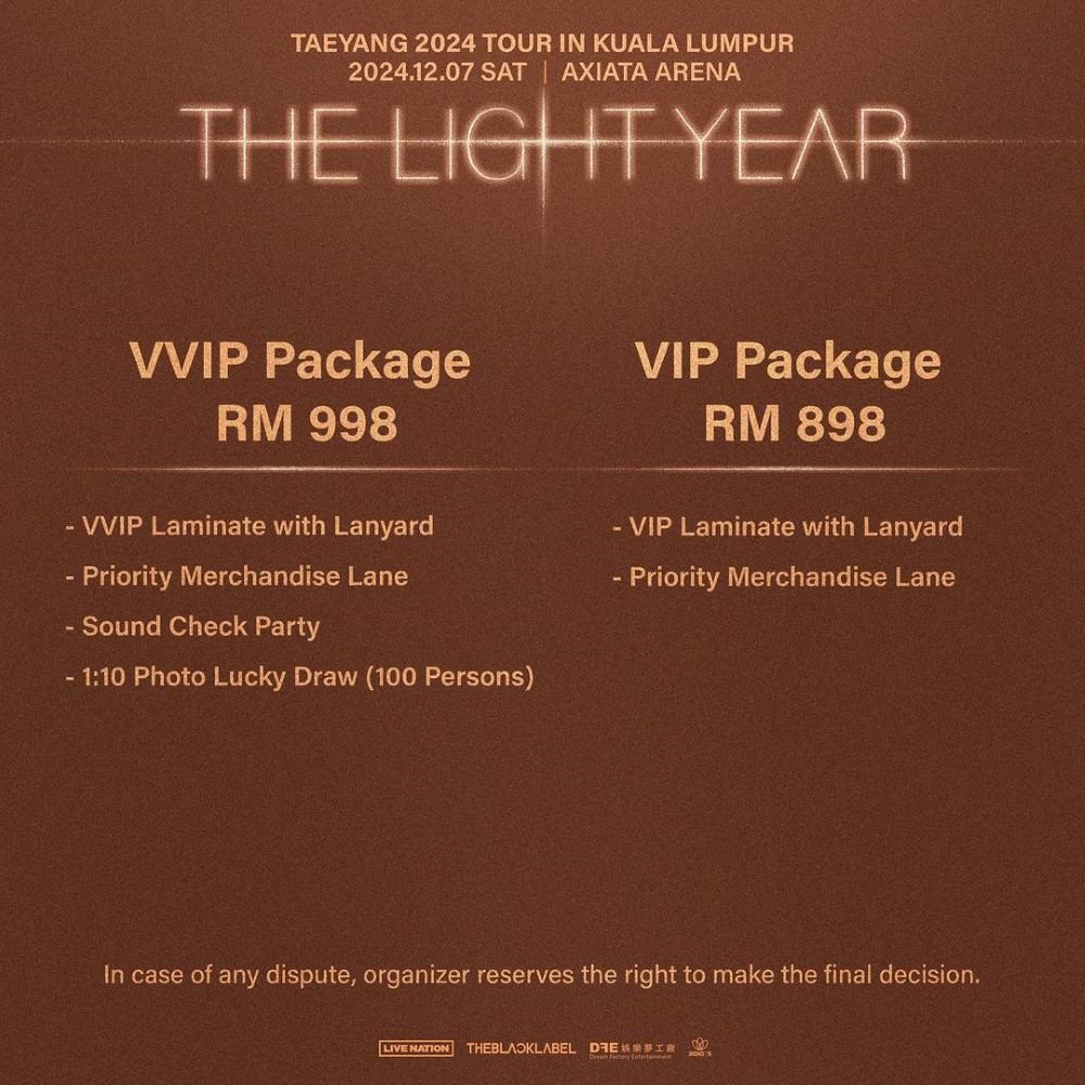 Taeyang’s “The Light Year” ticket details released, taeyang, bigbang, celeb, concert, k-pop, music, news, theHive.Asia