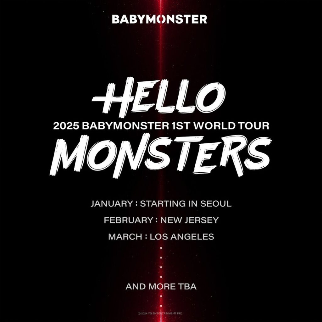 BABYMONSTER to embark on first world tour, babymonster, celeb asia, k-pop, theHive.Asia