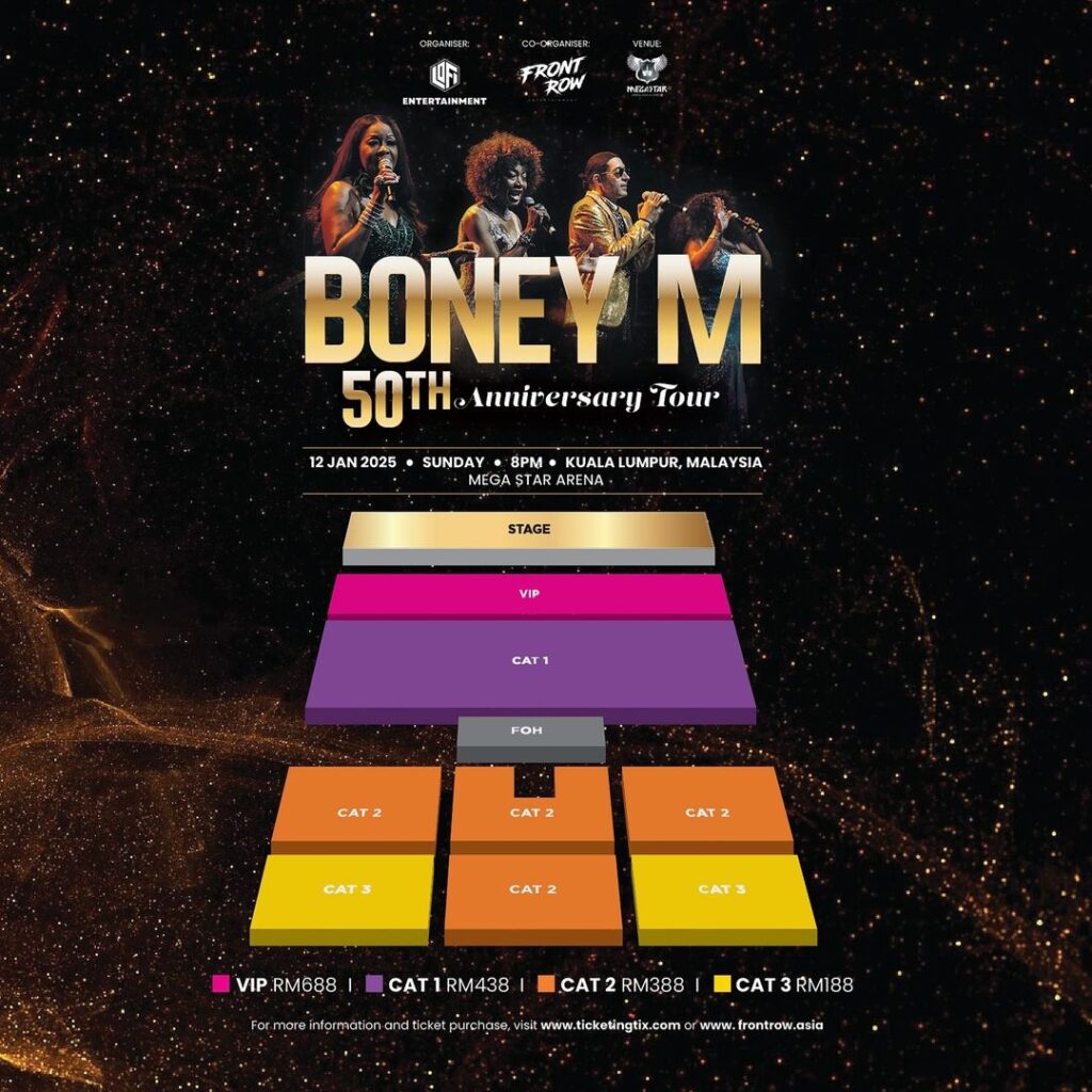 Boney M brings the disco fever back to Malaysia for golden jubilee celebration, celeb, boney m, concert, music, news, theHive.Asia