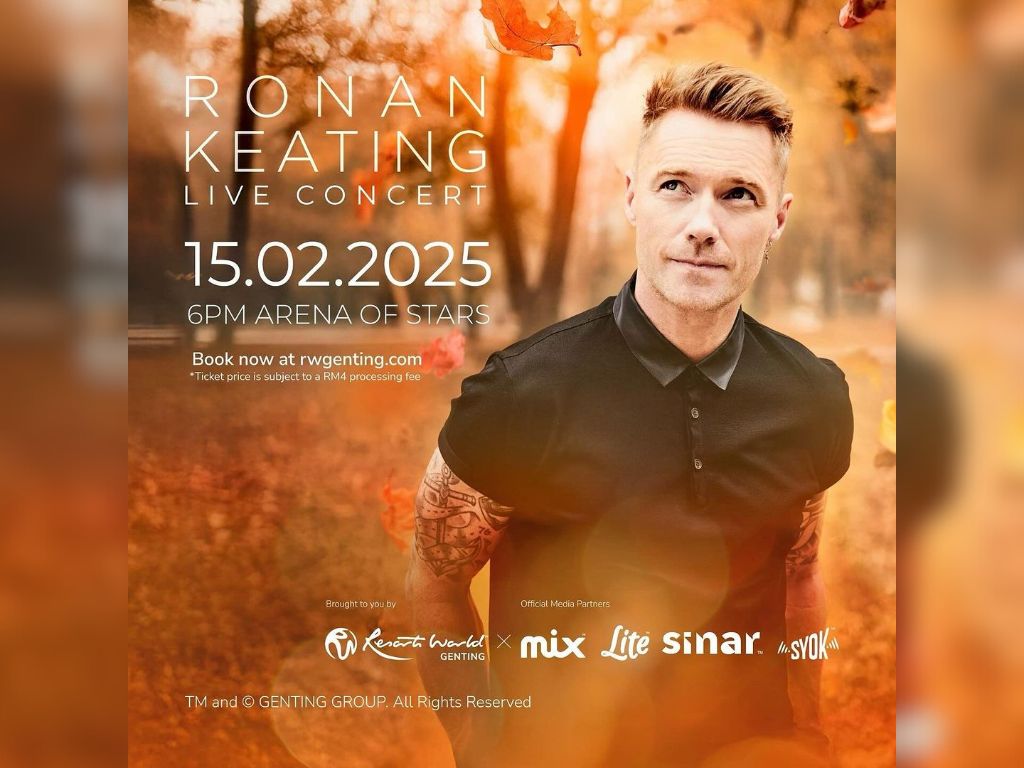 Ronan Keating to perform at the Arena of Stars again in 2025